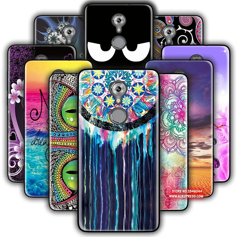 For ZTE Axon 7 Mini Case For ZTE 5.2'' Case Soft Gel Cool Printing TPU ...