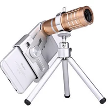 Длиннофокусный Монокуляр 12x21 мульти покрытия бинокулярный Полный алюминиевый держатель штатива для мобильного телефона