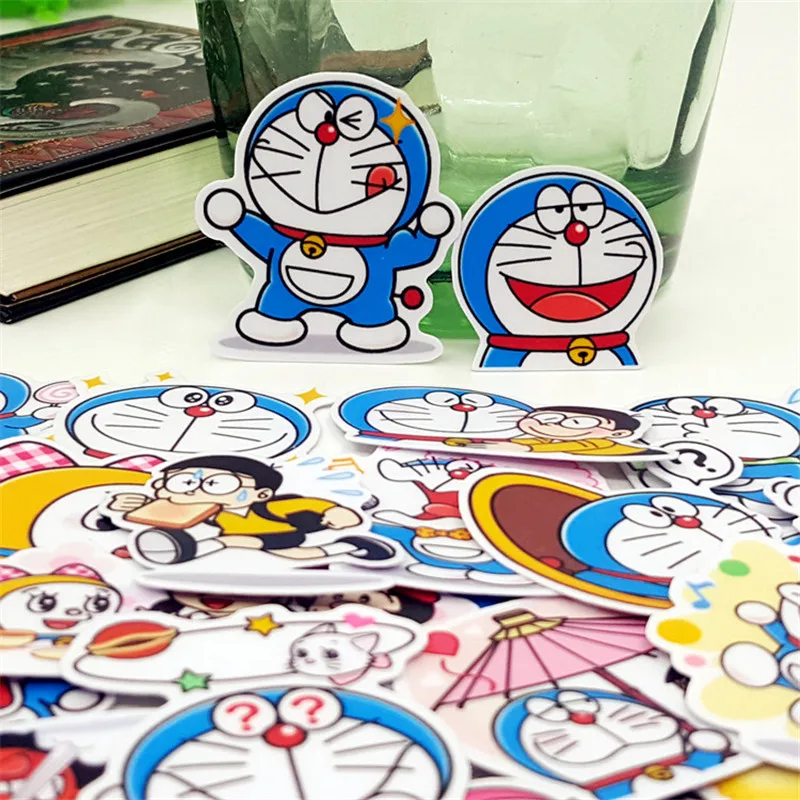 

40 pcs Anime cartoon cat and boy scrapbooking Stickers Laptop Sticker Decor Fridge Skateboard For Travel Suitcas diy tool