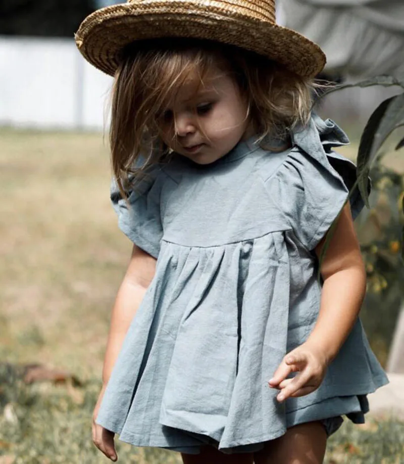 Conjuntos de Roupas Blusa + Shorts Meninas Terno América Europeia Verão Criança Crianças Babados Princesa Bebê Menina Roupas Moda 4 Conjuntos de roupas
