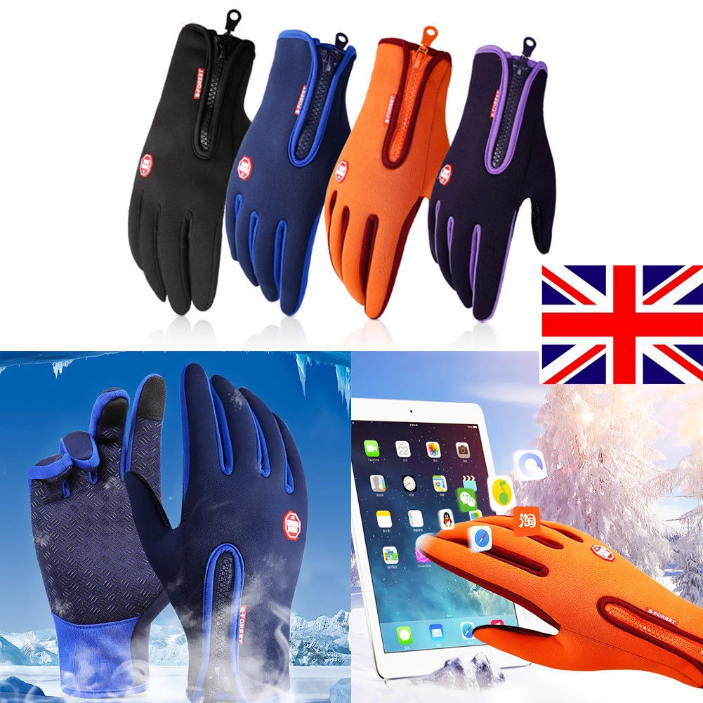 Touch Screen Windproof Outdoor Sport Gloves For Men Women army guantes tacticos luva winter windstopper waterproof gloves