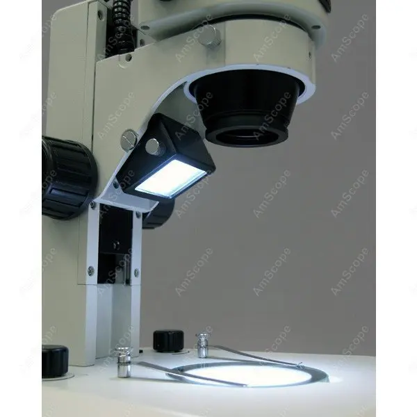 새로운 조정 가능한 현미경 테이블 스탠드 나무 상단 및 하단 LED 조명 TS130R-LED