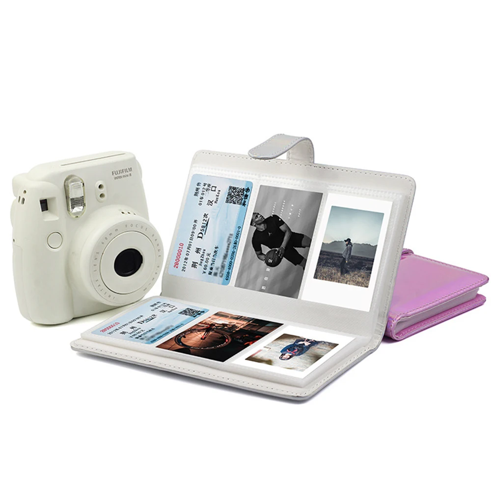 Для ЖК-дисплея с подсветкой FujiFilm Instax Мини-пленка, Instax Mini 9 камер Мгновенной Печати Mini 8 7s 50 90 пленка Fuji Бумага Дополнительные фото Плёнки альбом 64/84/96 карманы