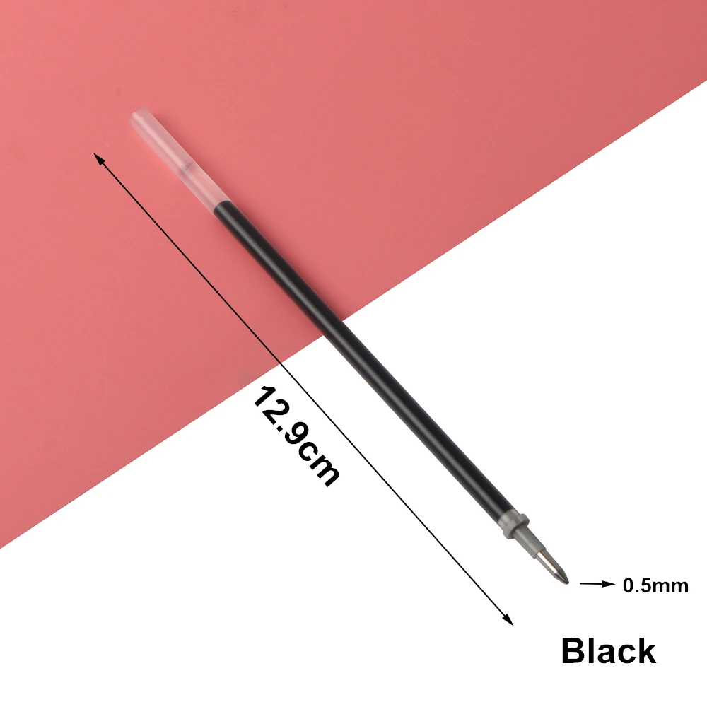 5 шт./лот GENKKY высокое качество офисная гелевая ручка для подписи аксессуары для заправки 0,5 мм/0,7 мм 3 цвета чернил пишущие инструменты материал Escolar