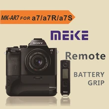 Meike MK-AR7 Батарея ручка для Sony A7/A7R/A7S 2,4G Беспроводной блок с пультом дистанционного управления