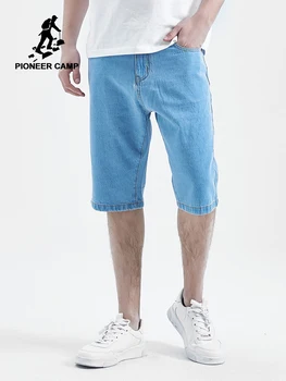 

Pioneer Camp 2019 Summer New Men's Stretch Short Jeans Fashion Casual Slim Fit High Quality Elastic Denim Shorts Male ANZ908067