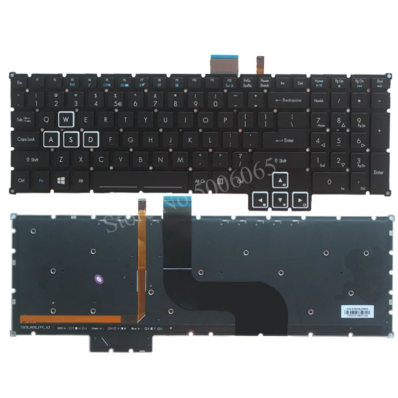 Новая клавиатура для ноутбука Acer Predator 17 15 G9 791 791G 591 591G Клавиатура США|Клавиатуры