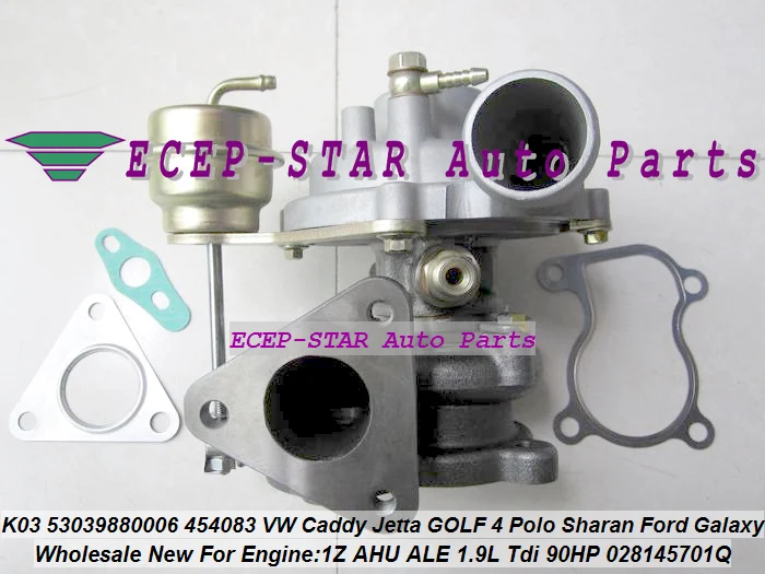 K03 53039880006 53039880006 454083-0002 454083 028145701Q Turbo For Ford Galaxy VW Caddy GOLF 3 4 Sharan Vento 1Z AHU ALE 1.9L (3)