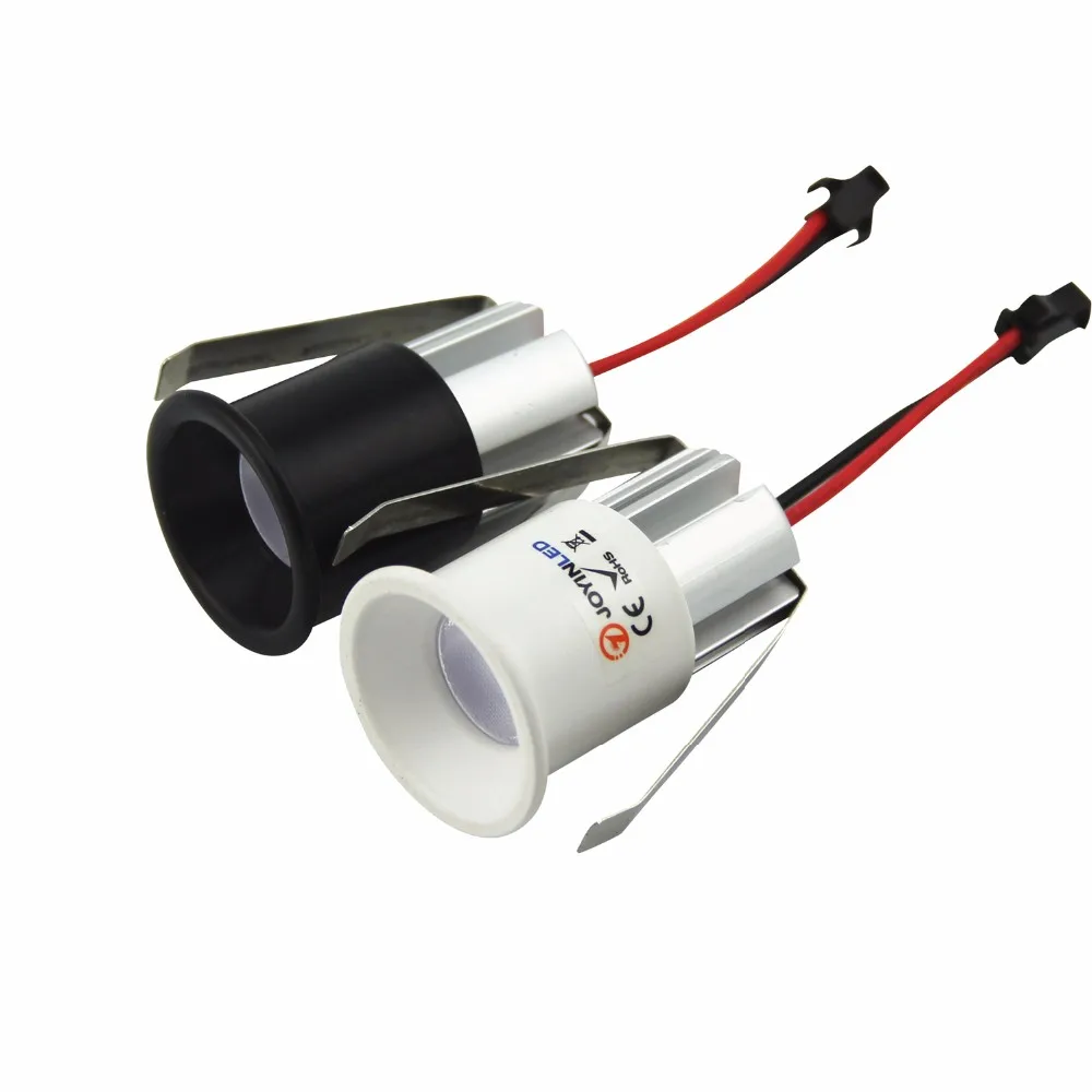 Anti-Glare Led Lighting DC12V 3W Round Mini Recessed Led Downlights