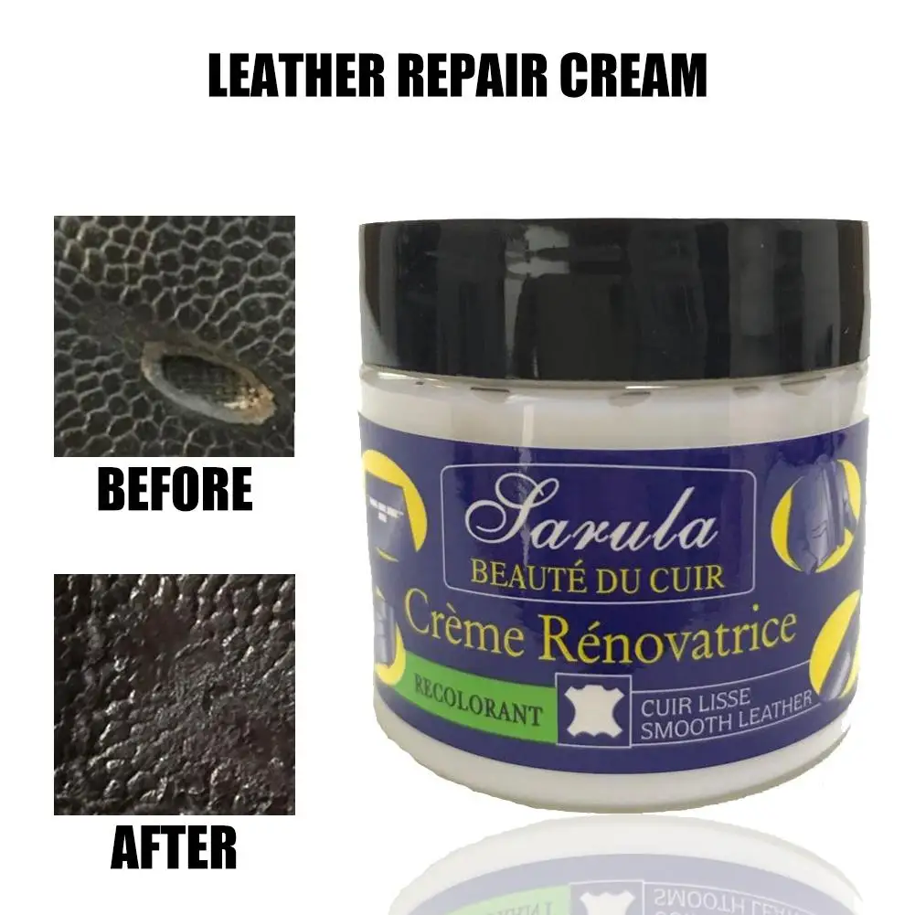 best car wax 50ML Car Leather Recoloring Balm Renew Restore Repair Color To Faded Or Leather Scratch Repair For Couches Auto Seats Purses oxidation remover for cars