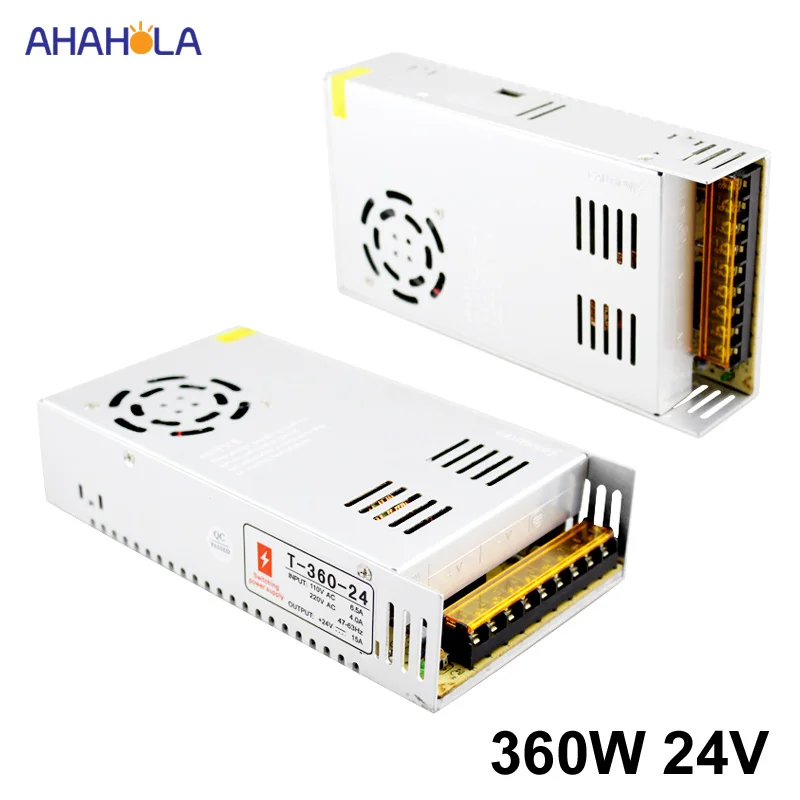 AC 220v to 24v Dc Power Supply 24v 15a 360w Output Switching power