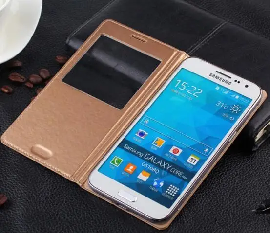 G530 флип-чехол с окошком для экрана для samsung Galaxy Grand Prime SM G530H G531 G531H G531F кожаный чехол-кошелек для телефона