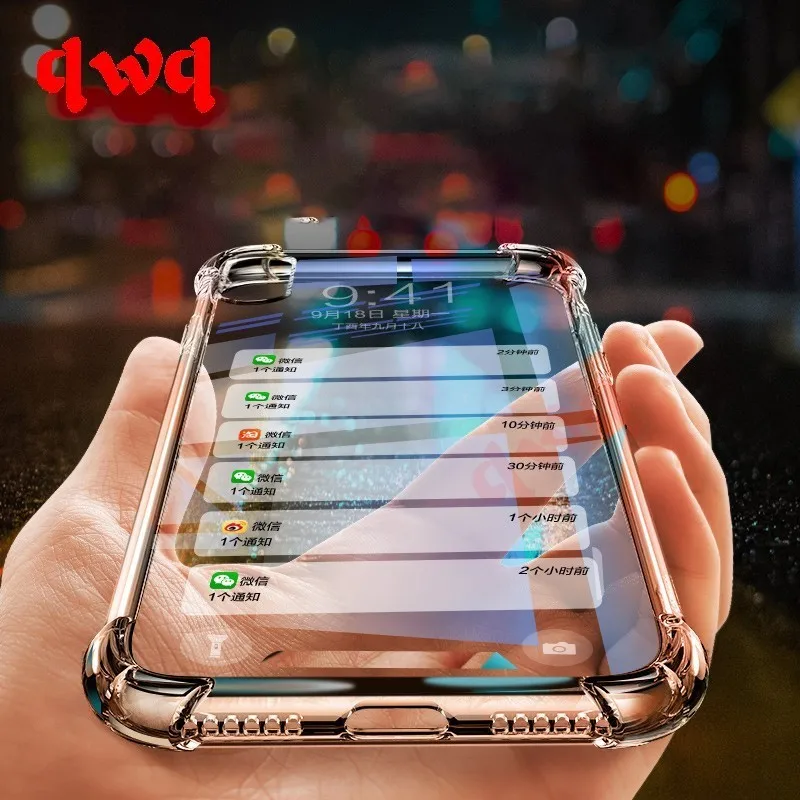 

Ultra Thin Soft Transparent TPU Phone Cases For Apple iPhone X Xs Max Silicone Case Cover For iPhone XR Xs Plus 9 Bag Capa Funda