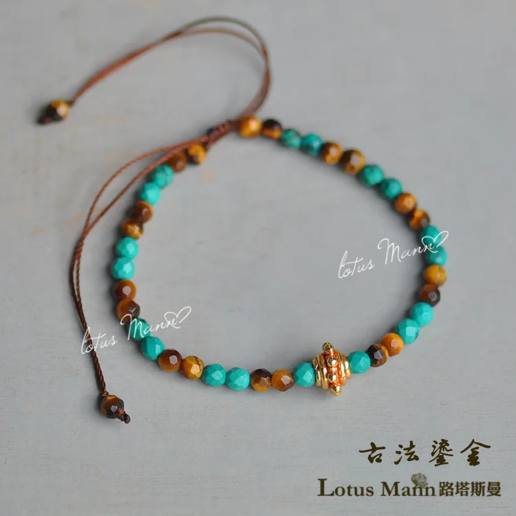 

Shining turcos tiger eye pseudocrocidolite small series bracelet