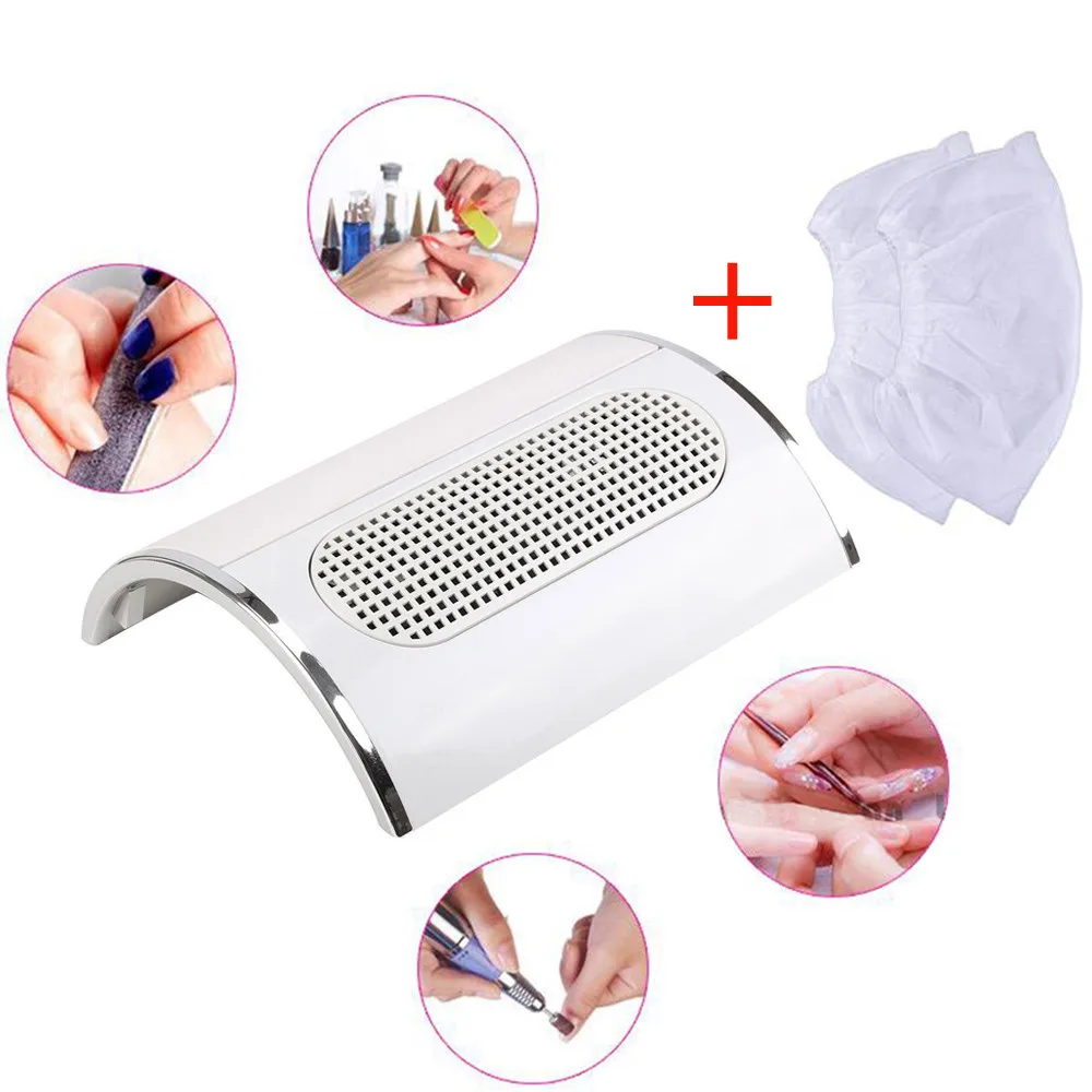 

Nail Art Dust Suction Collector 3 Fans Vacuum Cleaner Manicure Suction