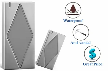 

S5-R EM IP66 Metal Case Smart Card RFID ID Card Reader For Outdoor Use Wiegand 26 Waterproof Contactless ID Readers