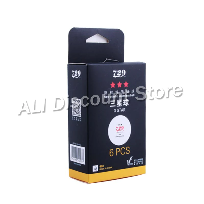 6x729 3 نجوم سلس 40 + البلاستيك تنس طاولة كرات جديد المواد ناشئين وافق بولي بينغ بونغ كرات 6x729 3 نجوم سلس 40 + البلاستيك تنس طاولة كرات جديد المواد ناشئين وافق بولي بينغ بونغ كرات