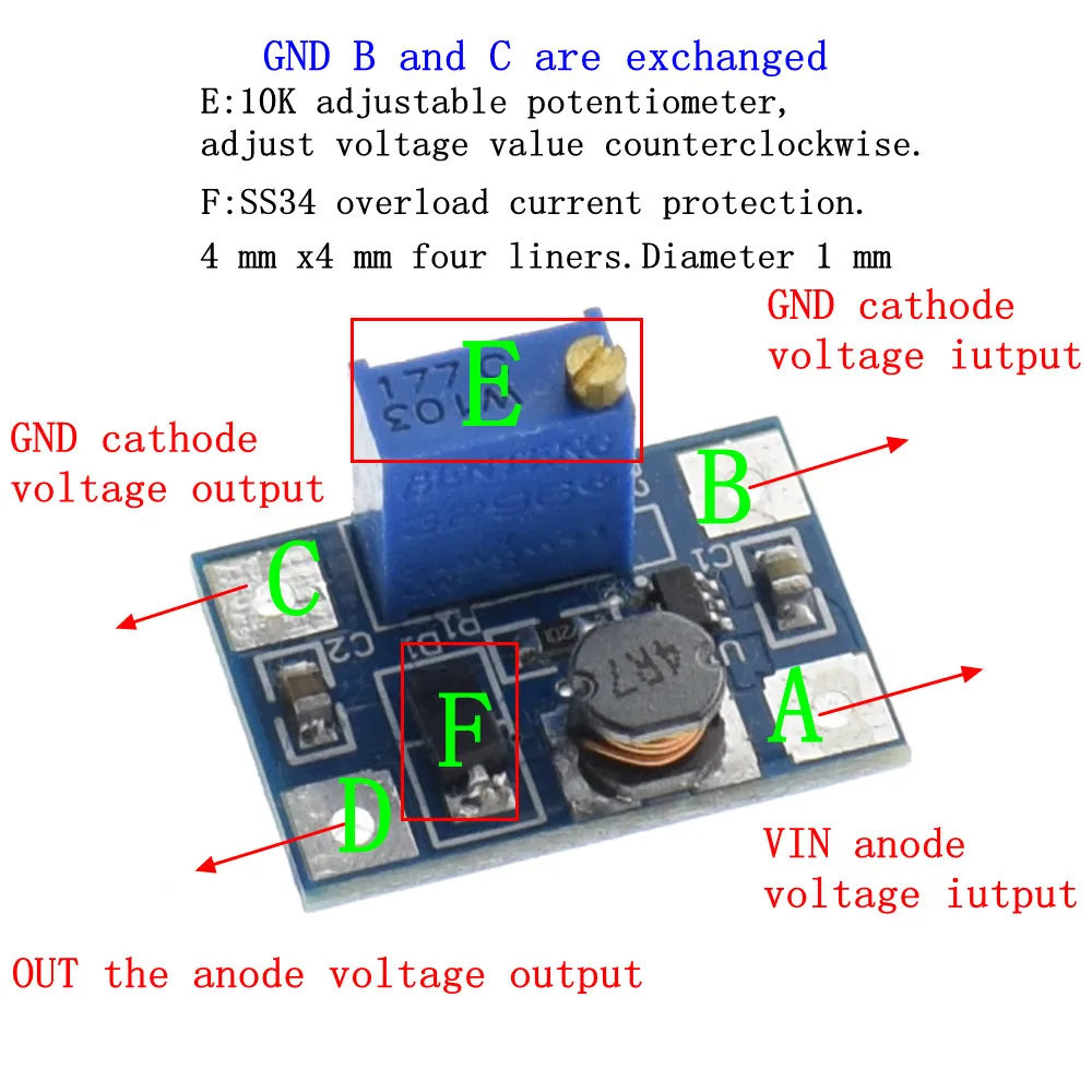 Завеса 2-24V постоянного тока до 2-28 в 2A DC-DC SX1308 повышающий Регулируемый силовой модуль Step UP повышающий преобразователь постоянного тока для DIY Kit