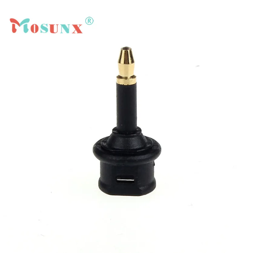 

Mosunx Factory Price 1PC TOSLINK TO 3.5mm Mini Optical Jack Plug Audio Fiber Optic Adapter J02T Drop Shipping