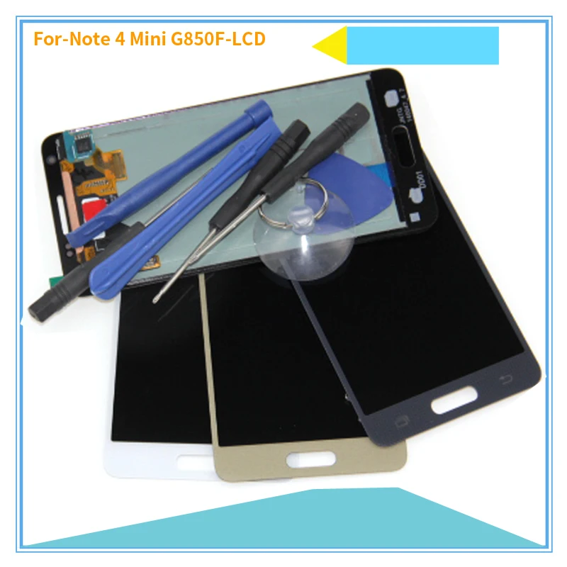 

Super AMOLED LCDs For Samsung Galaxy Alpha G850 G850F G850M G850K Phone LCD Display Touch Screen Digitizer Assembly Replacement