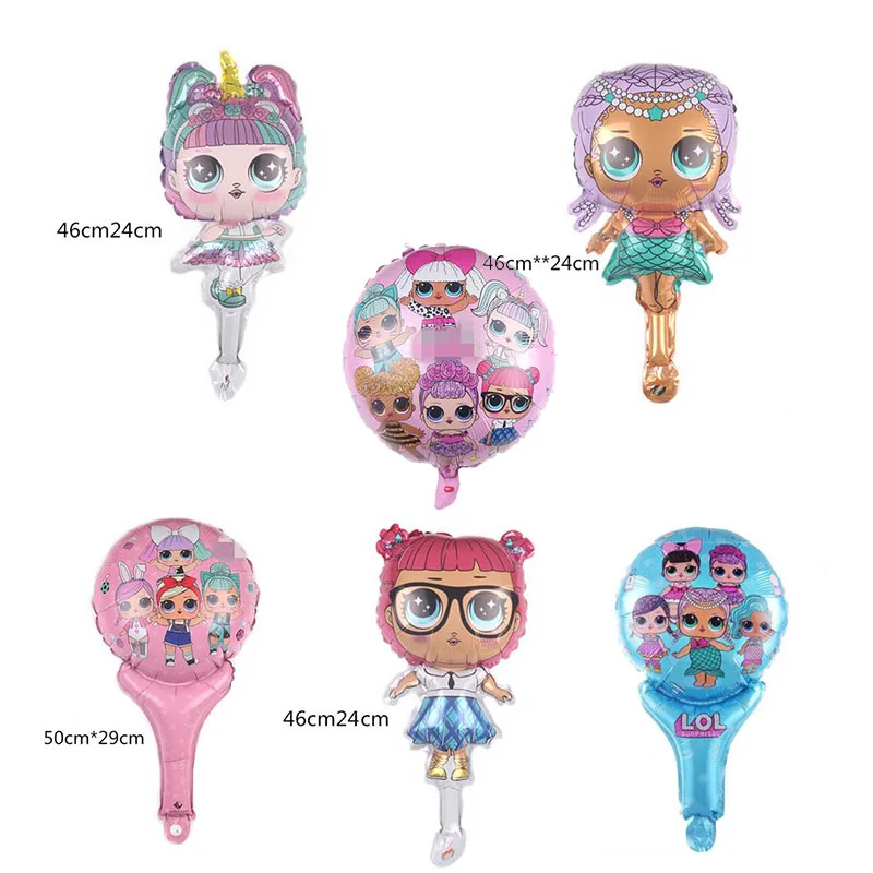

1pcs Cartoon Surprise Doll Aluminium Foil LOL Balloons Children Birthday christmas decorations home globos Gifts Inflatable Kids