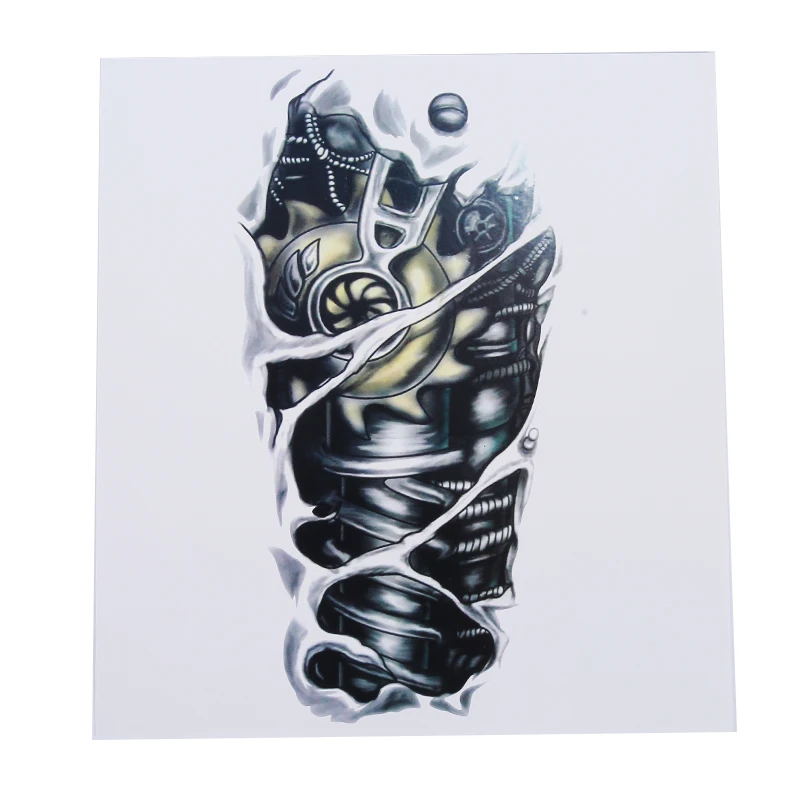 

Machine Grain Domineering Waterproof Tattoo Sticker Sweatproof Durable 3D Men Hot Sale Flower Arm Tattoo Tattoo Sticker