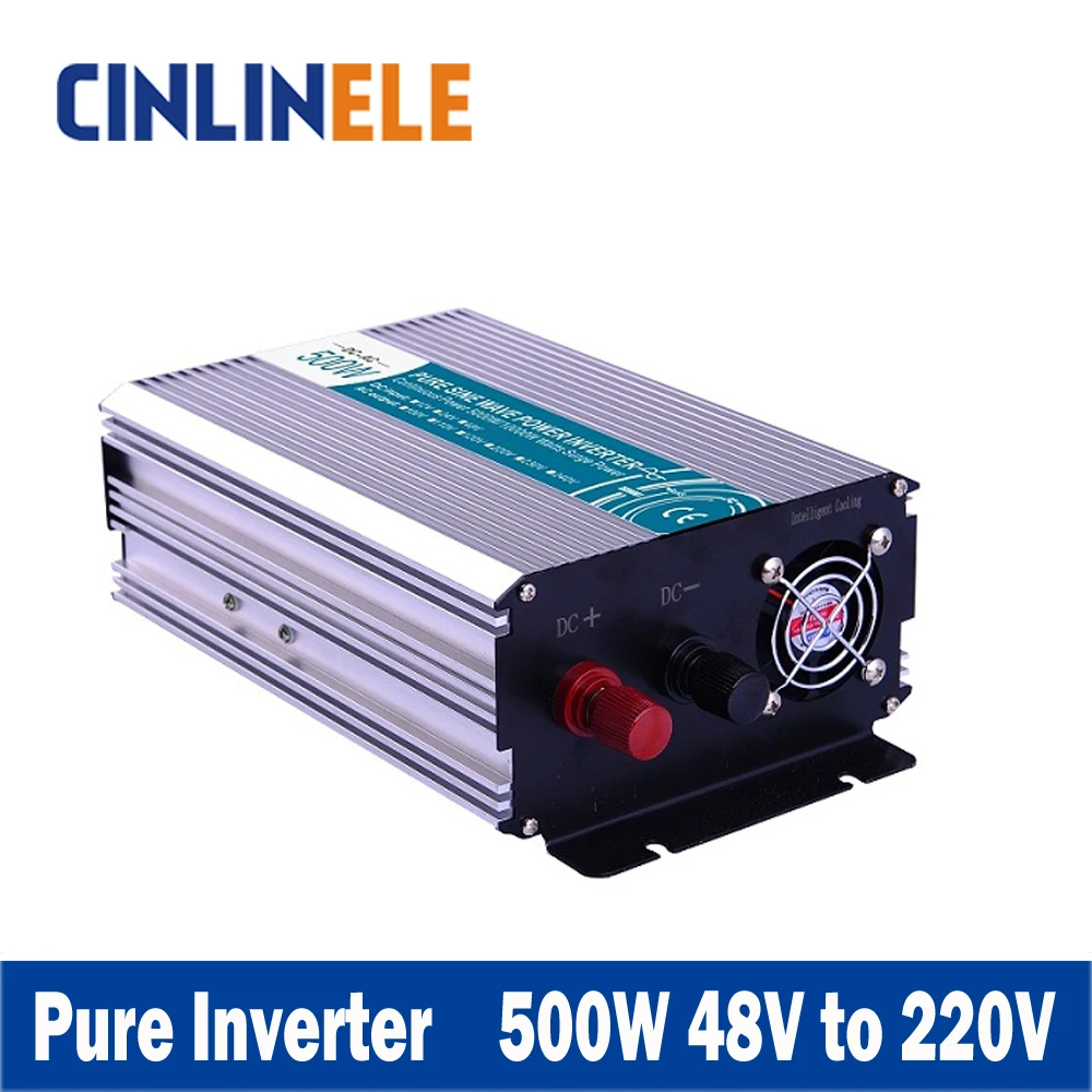 

Smart Series Pure Sine Wave Inverter 500W CLP500A-482 DC 48V to AC 220V 500W Surge Power 1000W
