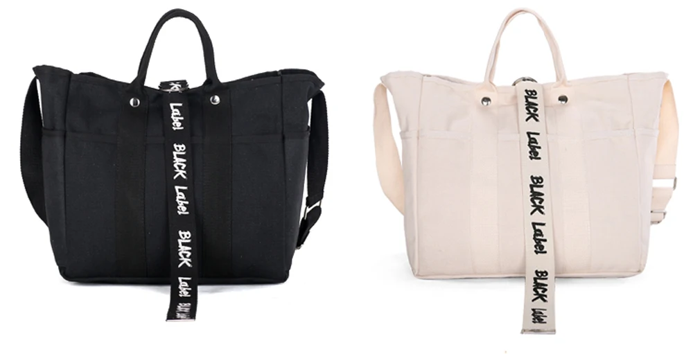 Модная женская сумка для покупок в японском стиле, женские холщовые сумки для покупок с буквенным принтом, пляжные сумки, школьные сумки для девочек