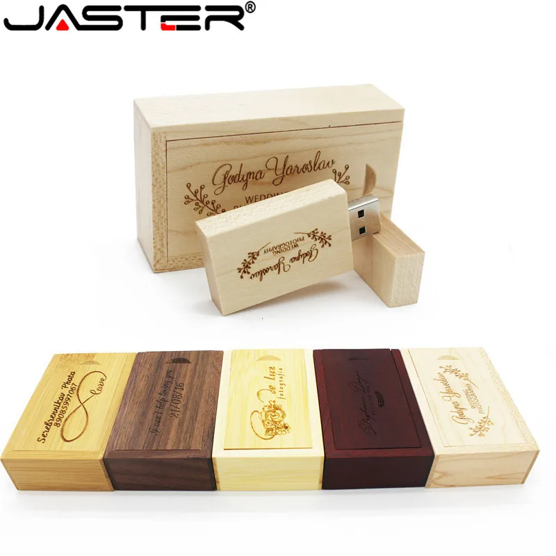 JASTER Maple USB дерево с USB накопитель 2,0 флэш-памяти Флешка (ваш логотип настроен бесплатно)