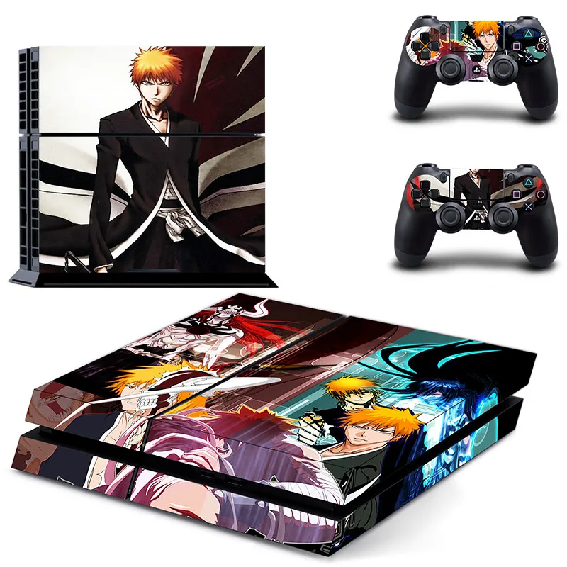 JIAYOLIVE Прохладный Отбеливатель Аниме PS4 стикер кожи для Sony Playstation 4 консоль и 2