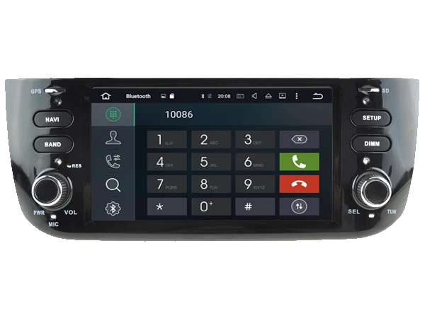 Cheap Ips screen Android 8.0 Car Dvd Navi Player FOR DECKLESS FIAT PUNTO/LINEA 2010-2016 gps auto stereo audio multimedia 3