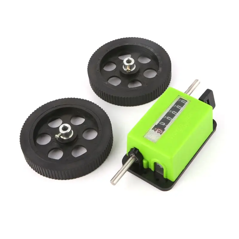 0-Return Mechanism Rolling Counter Wheel Mechanical Meter for Textile Dyeing Measuring Length Printing