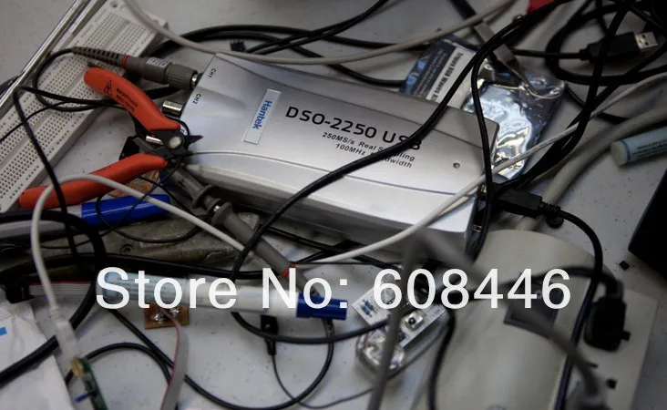 USB2.0 базе ПК осциллограф 100 мГц 250 мс/с 2 Каналы цифровой осциллограф DSO2250