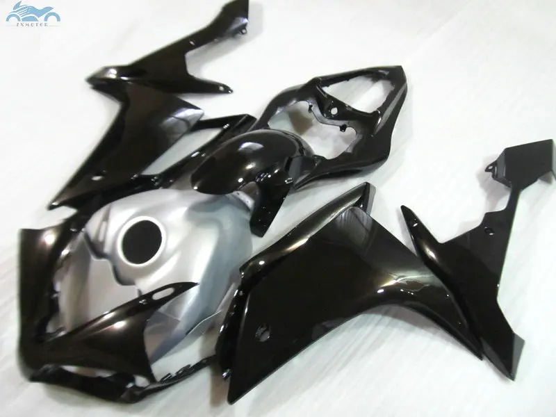 Free custom Injection fairing kit fit for YAMAHA 2007 2008 YZFR1 YZF R1 07 08 black silver motorcycle fairings body kits YB22 | Автомобили