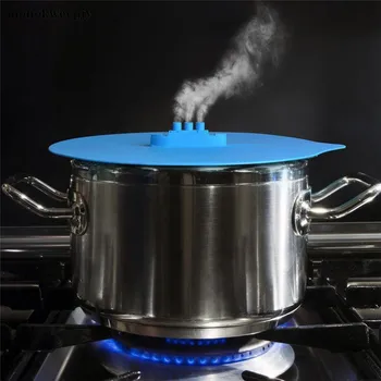 

New 3 Piece Silicone Steamship Steaming Pot Cover Pan Bowl Hot Lid Microwave Use Kitchen Tools