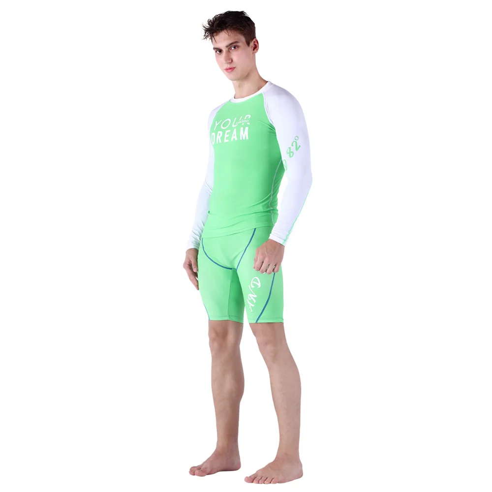 Купальный костюм для мужчин, купальный костюм с защитой от ультрафиолета, Мужской купальный костюм, купальные штаны размера плюс 3XL-5XL, обтягивающие тренировочные шорты, боди