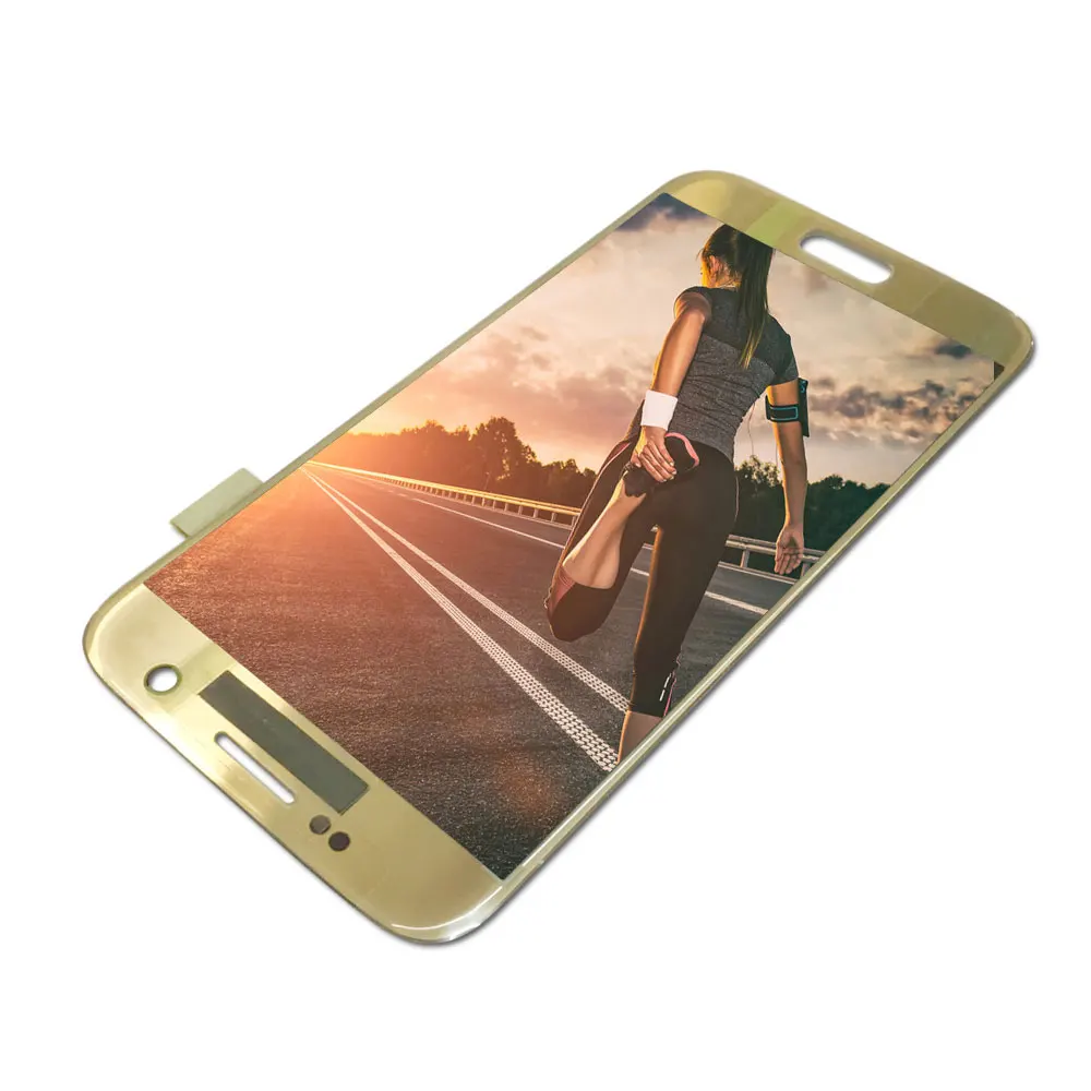 

Original AMOLED LCD for SAMSUNG Galaxy S7 Display Touch Screen Digitizer with Frame Replacement LCD G930F Display