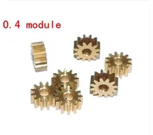 10PCS Wholesale spindle metal gear 0 4 modulo 12 tooth DIY model toy car accessories aperture
