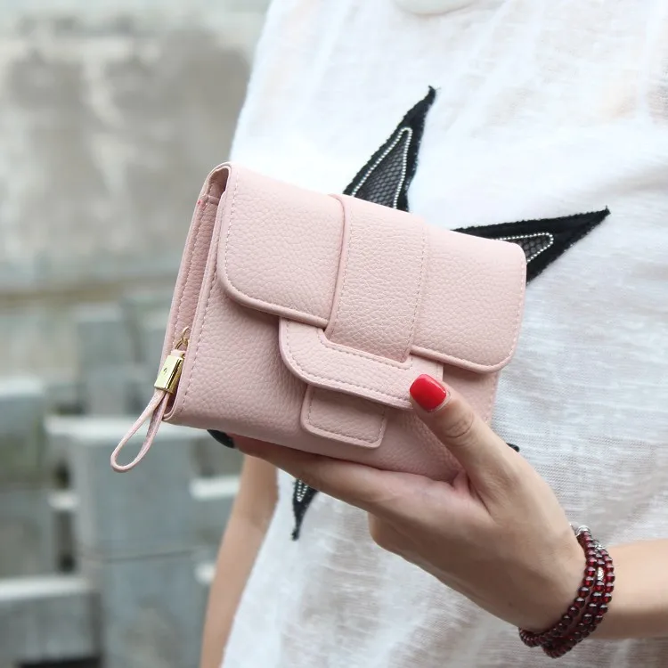New Luxury Soft PU Leather Women Hasp Wallet Fashion Tri-Folds Clutch For Girls Coin Purse Card Holders Female purse Money Bag New Luxury Soft PU Leather Women Hasp Wallet Fashion Tri-Folds Clutch For Girls Coin Purse Card Holders Female purse Money Bag