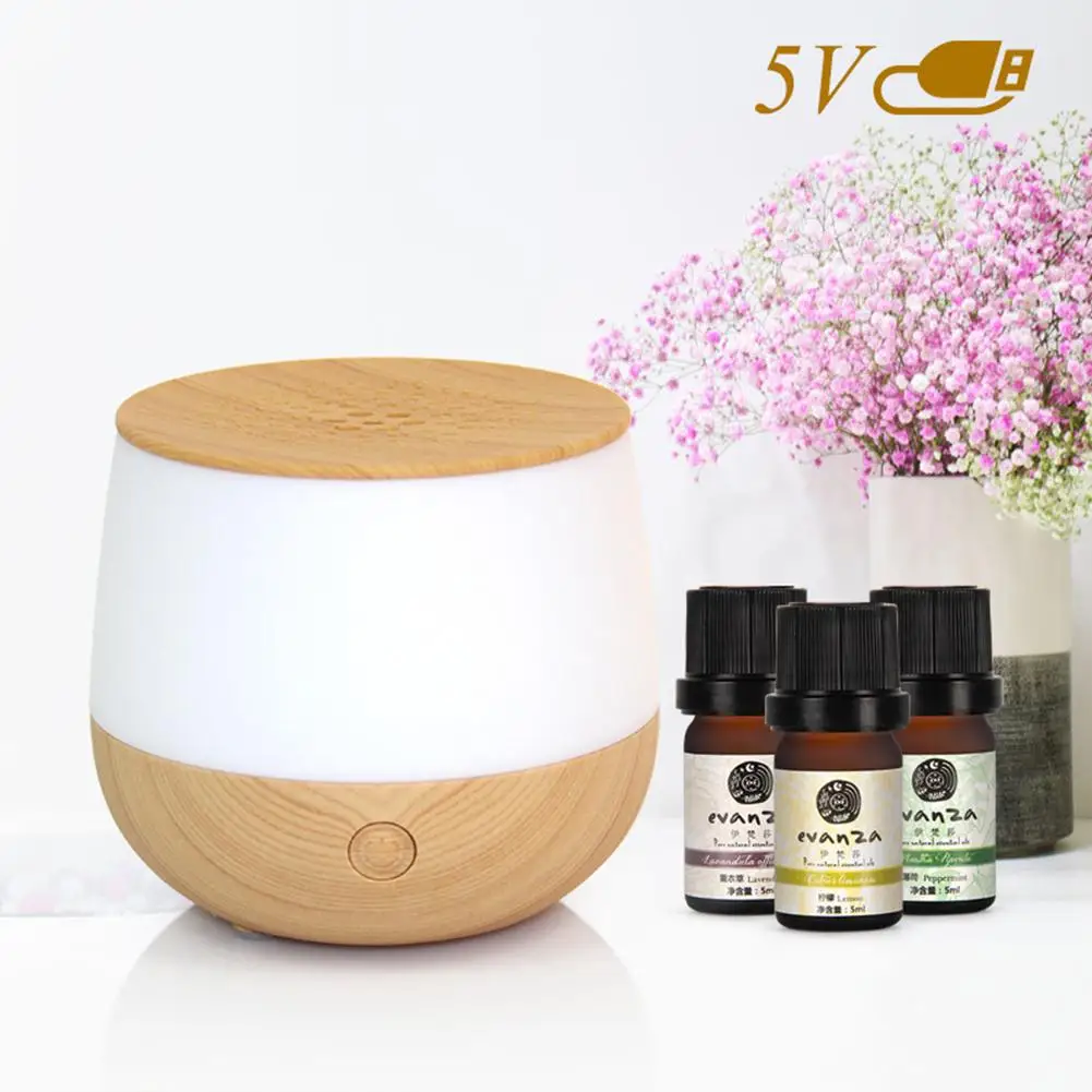 

Adoolla 80ML Mini USB Ultrasonic Wave Aroma Diffuser Humidifier Colourful Night Light Decoration