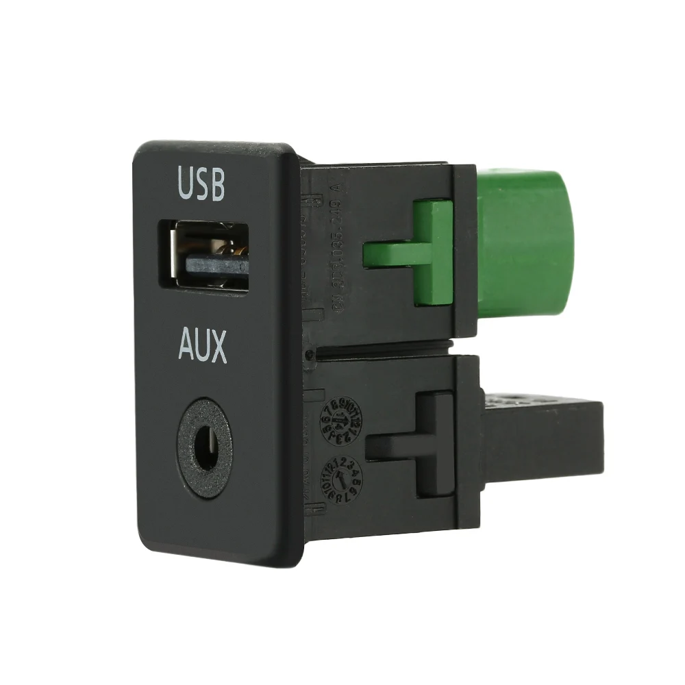 Новая Автомобильная аудиовилка USB со штекером AUX для VW Passat B6 B7 CC Touran POLO Facelift RCD510 +/310