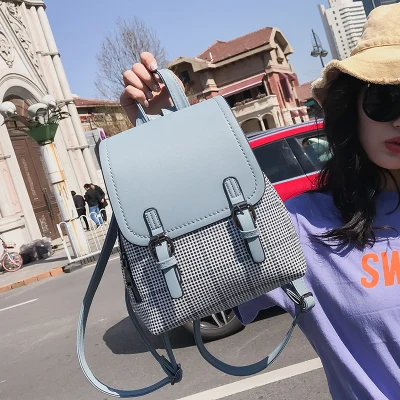 

Korean fashion bag female 2019 summer new wave hit color personality versatile shoulder bag fashion backpack