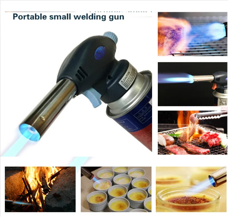 

Airbrush Burner Gas Torch Gun Gas Flamethrower BBQ Baking Burner Welding Ignition Camping Equipment Outdoor Blow Torch Butane