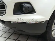Chromed ABS Plastic 4PCS Front + Rear Bumper Corner Trim Cover Protector For Ford EcoSport