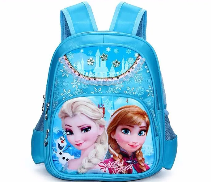 Anna crianças schoolbag adorável impresso mochilas das