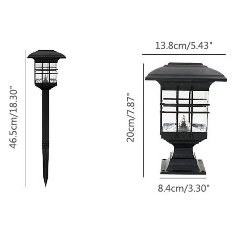 CLAITE 3LED Солнечный Мощность открытый Водонепроницаемый уличный светильник