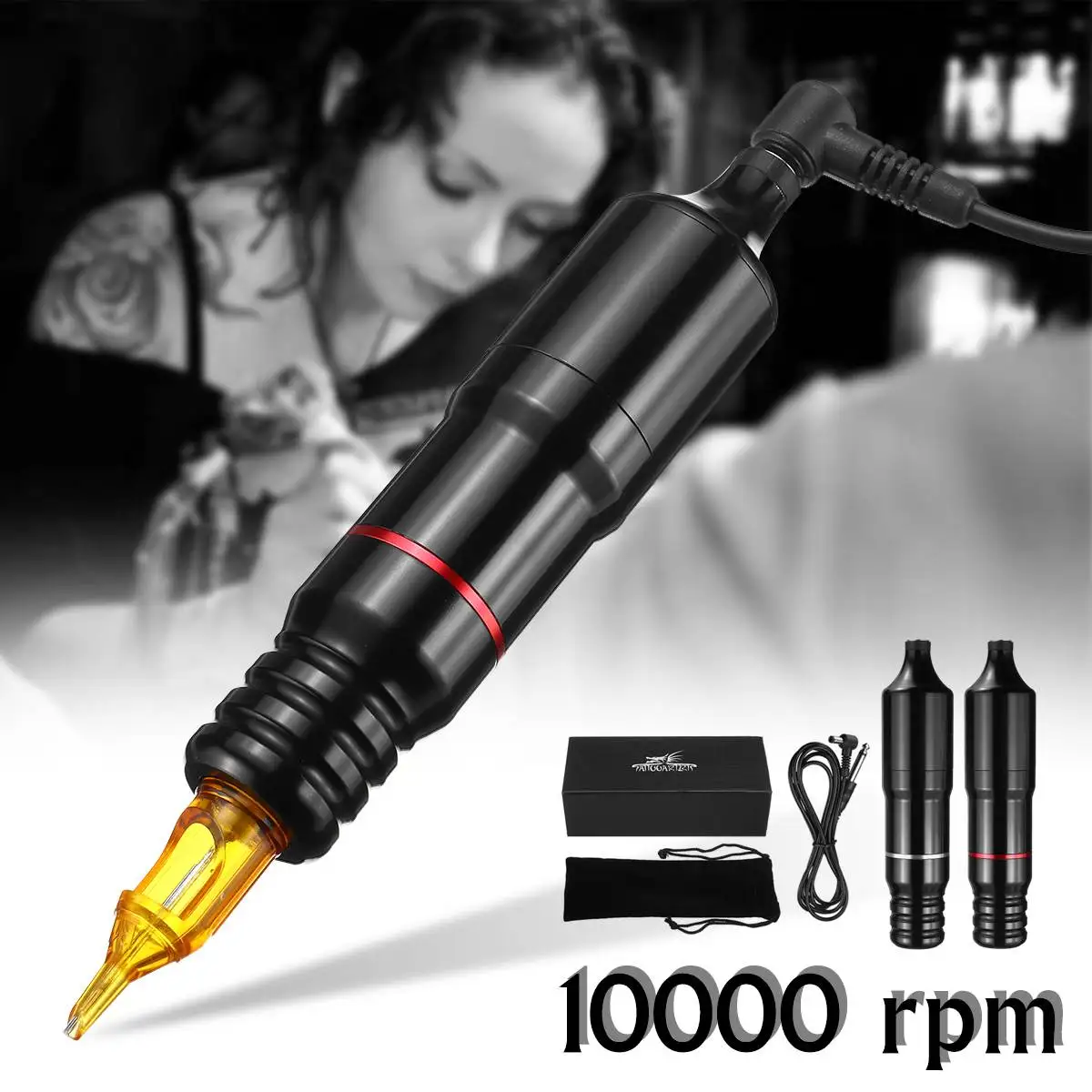 

Professional 10000 rpm Rotary Tattoo Machine Pen Motor for Liner Tattoo Motor Microblading Aluminum Alloy Tattoo Machine Kit