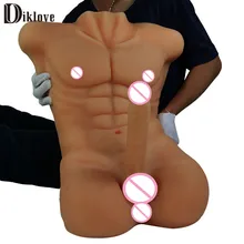Lifelike Real Size Full Silicone Male Sex Doll for Women with 20cm Big Dildo Adult Sex Doll with Anus Hole for gay Sex Products