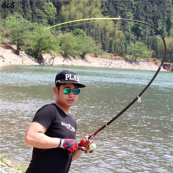 

Portable 2.1M 2.4m 2.7M 3.0m 3.6m Carbon Telescopic Fishing Rod Plus metal fishing reel Sea Rods Spinning Fishing Pole