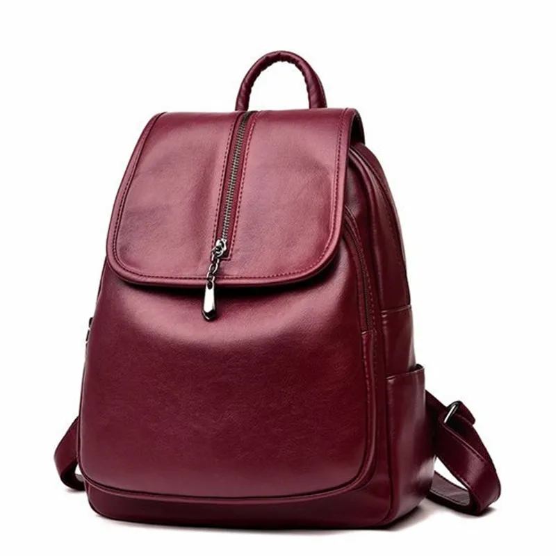 

2019 High Quality PU Leather Mommy Backpack Fashion Mother Top-handle Diaper Bag Nappy Backpack For Mom Baby Care Backpack